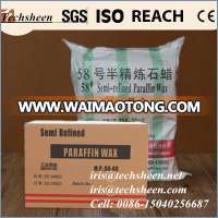 Semi Refined Refinement and Solid Forms bulk paraffin wax 58-60 DEG. C